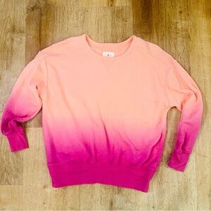 Lou & Grey Pink Ombre Sweatshirt